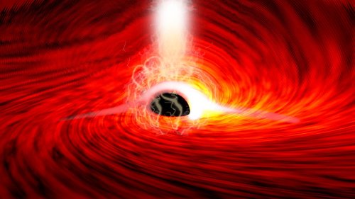 'Warping space': For the first time, light has been spotted from behind a black hole