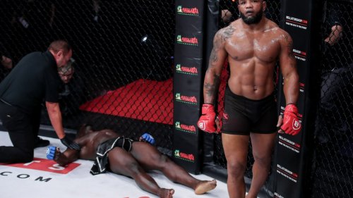Bellator 285 results: Yoel Romero smashes Melvin Manhoef in knockout win, calls for title shot