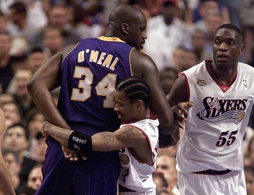 Sixers' Allen Iverson tells story of him trying to foul Shaquille O'Neal