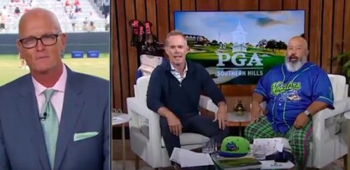 Joe Buck made his ESPN debut during the PGA Championship and made a great Eli Manning double birds joke