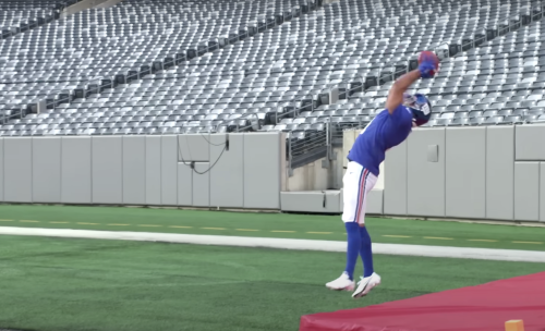 Michael B. Jordan Recreated Odell Beckham Jr.’s Iconic Catch With Eli ...