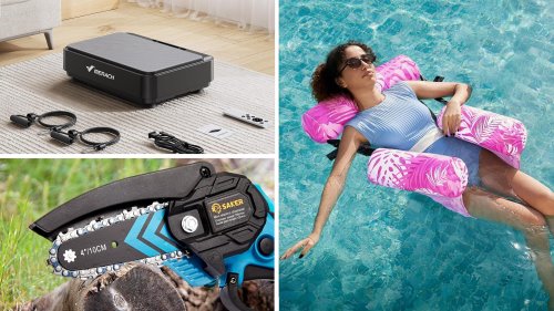 10 Amazon Prime-exclusive deals on mini chainsaws, pool loungers, vibration plates
