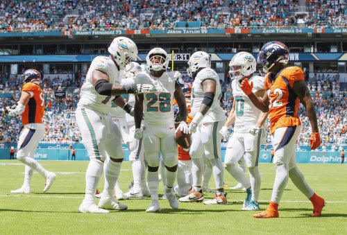 One photo perfectly summed up how miserable the Broncos were in their historic loss to the Dolphins