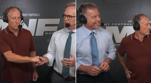 Troy Aikman Could Barely Contain His Laughter After Commanders Owner troy-aikman-could-barely-contain-his-laughter-after-commanders-owner