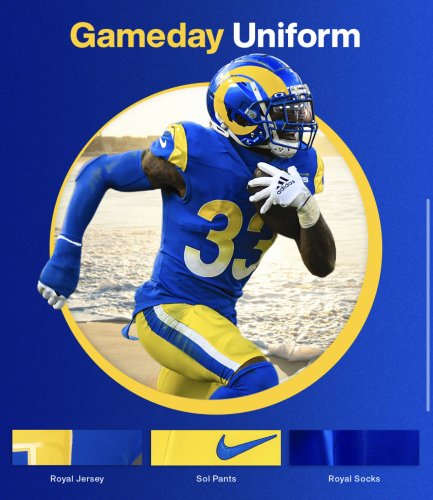 Here's which uniform the Rams are wearing vs. Raiders