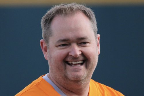 PHOTOS: Josh Heupel Throws First Pitch At Tennessee Baseball Game ...