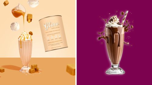 How to make a salted caramel milkshake with this collagen powder