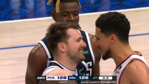 Luka Dončić And Devin Booker Got So Heated During Another Tense Suns ...