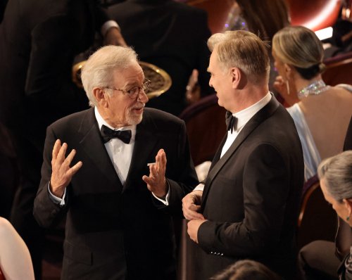 Steven Spielberg's hysterical Oscars reaction might already be the best GIF of 2024