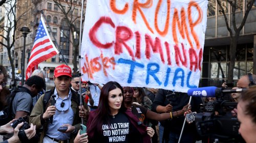 I went to Day 1 of Trump's criminal trial and realized something: Not enough people care