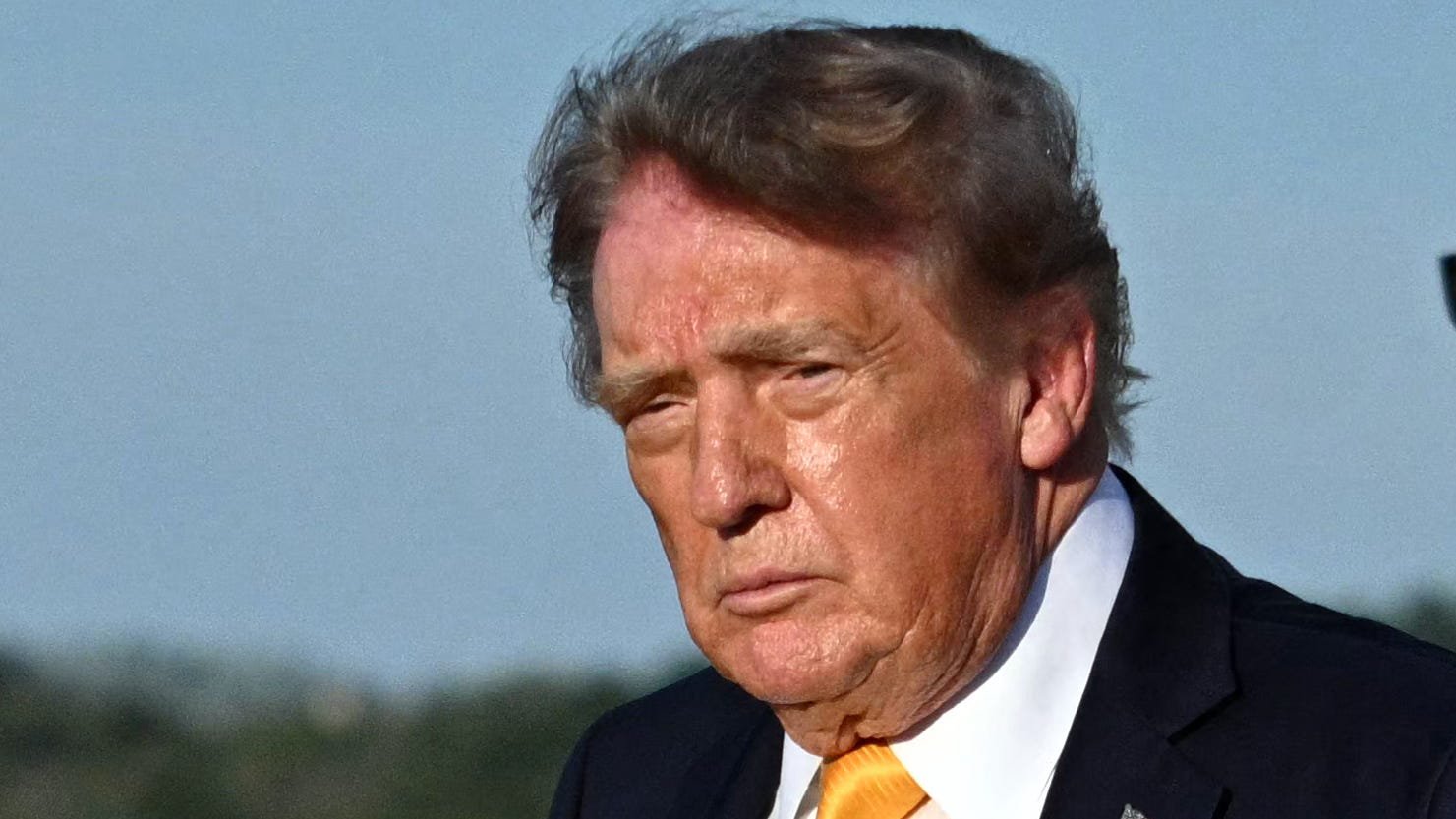 Trump's apparent hair color change sparks buzz on social media