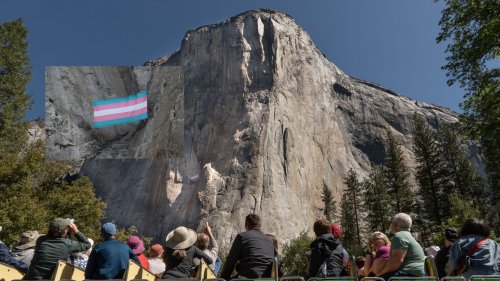 Watch trans pride flag fly from Yosemite National Park's El Capitan: 'Done being polite'