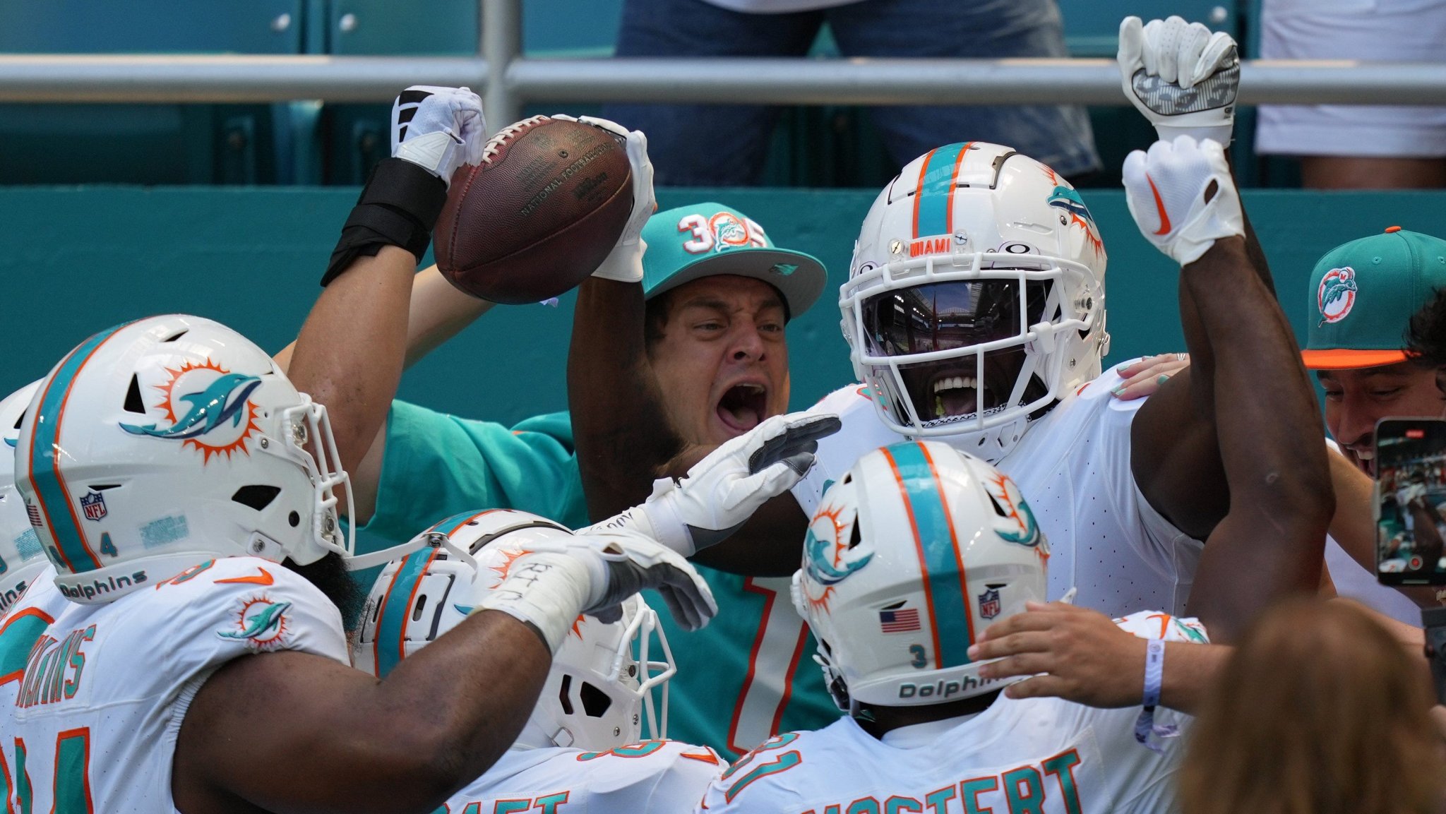Miami Dolphins stop short of NFL scoring record with 70-point outburst – and fans boo