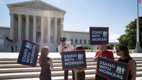 Supreme Court deals major financial blow to nation's public employee unions