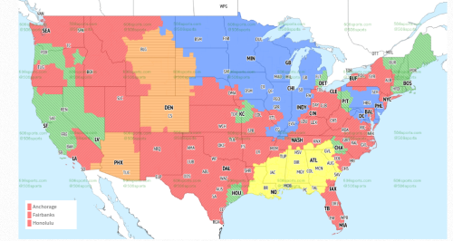 NFL Week 15 TV Coverage Maps | Flipboard