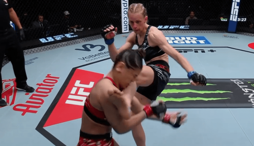 UFC Fight Night 254 video: Carli Judice smokes Yuneisy Duben with head kick and punches