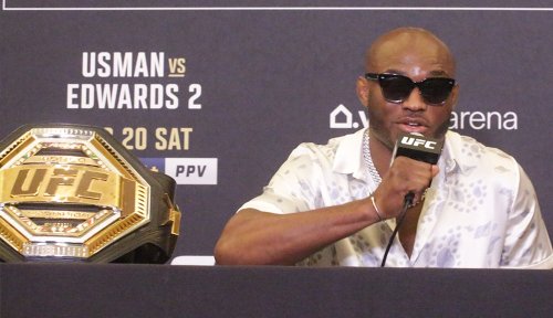 Kamaru Usman says no need to put on weight for 205 pounds: 'People don't understand what my death grip is like'