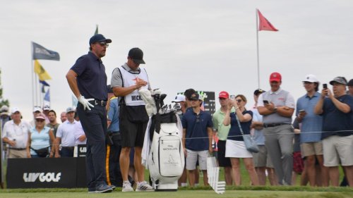 Watch: Spectator yells 'Do it for the Saudi Royal Family' at Phil Mickelson at LIV Golf Bedminster