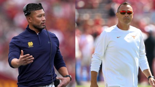 Is Notre Dame's Marcus Freeman a better coach than Texas' Steve Sarkisian? ESPN thinks so