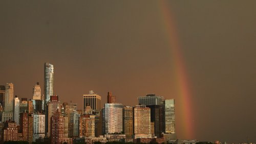 Double rainbow stretches over New York City on 9/11 anniversary: 'Light on a dark day'