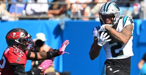 WATCH: Panthers WR DJ Moore Tiptoes For TD Catch Vs. Buccaneers | Flipboard