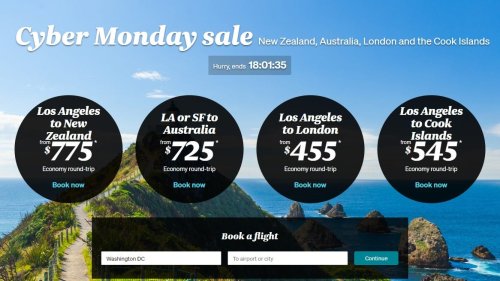Airlines roll out Black Friday, Cyber Monday sales