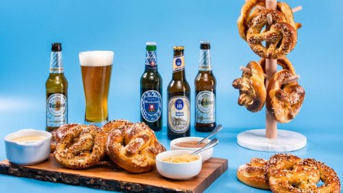 Oktoberfest Bavarian pretzels with beer cheese sauce: Get the recipe