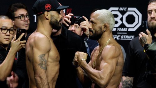 Photos: UFC on ESPN 52 ceremonial weigh-ins and fighter faceoffs