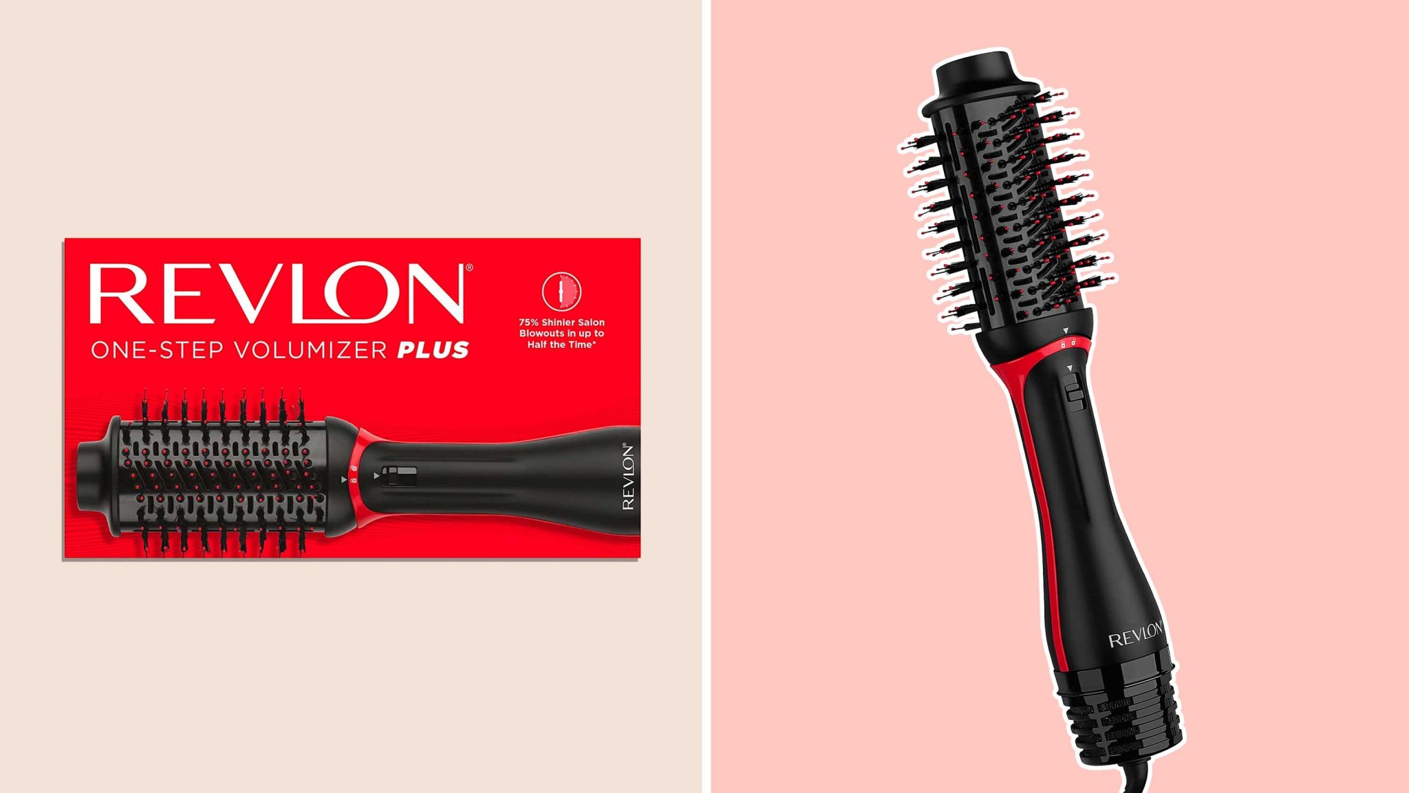 The Revlon One-Step Volumizer Plus 2.0 hair dryer is 42% off right now