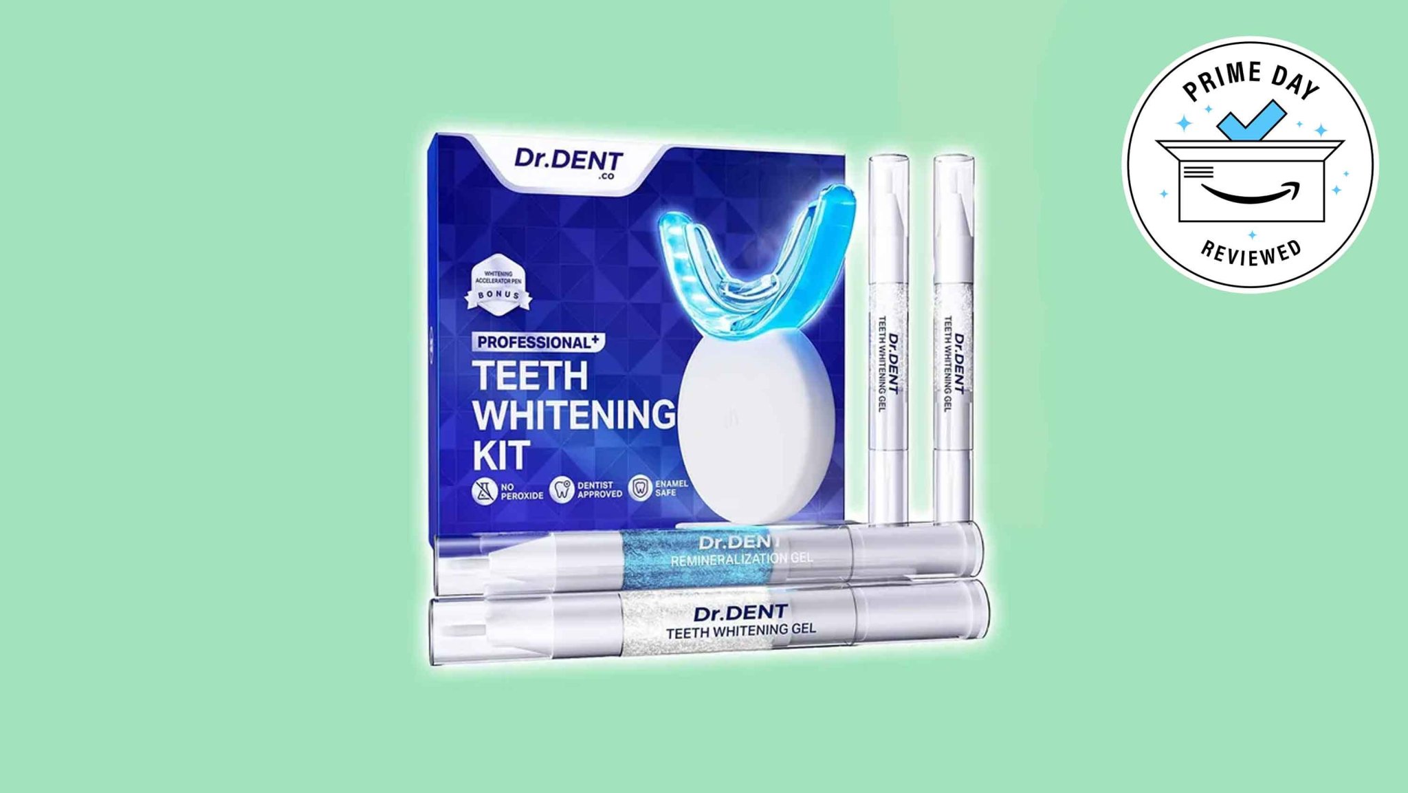 We found a sparkly early Amazon Prime Day deal on a professional LED teeth whitening kit