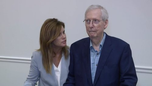 Mitch McConnell to consult doctor after freezing, struggling to speak for second time this summer