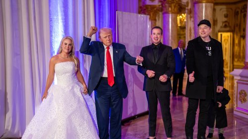 Photos: LPGA player's star-studded Mar-a-Lago wedding, featuring Donald Trump, Elon Musk