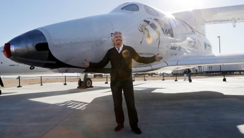 Galactic astronauts meeting on Branson's private island