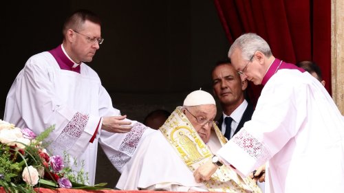Pope Francis gives Easter blessing to crowd in St. Peter's Square - see photos