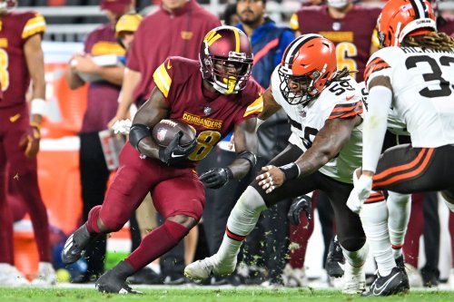 Commanders elevate running back from practice squad
