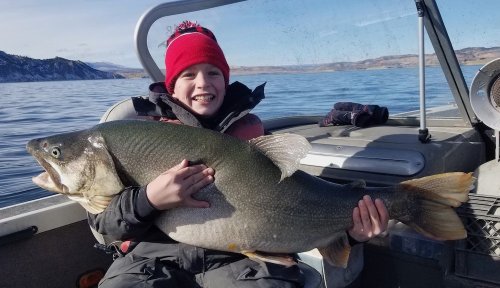 11-year-old closes in on record lake trout with second huge catch