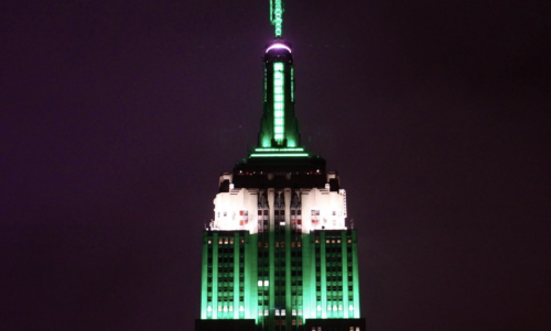 The Empire State Building celebrated the Eagles' Super Bowl berth and fans thought it was so lame