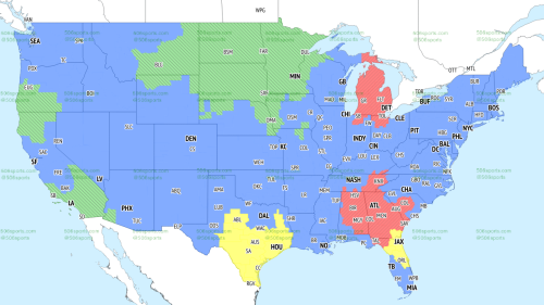 NFL Week 3 TV coverage maps