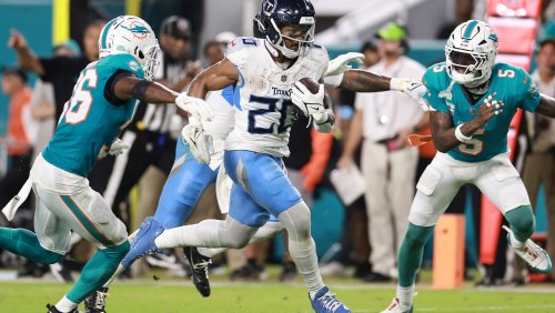 How many games does NFL.com's analytics model have the Titans winning in 2025?
