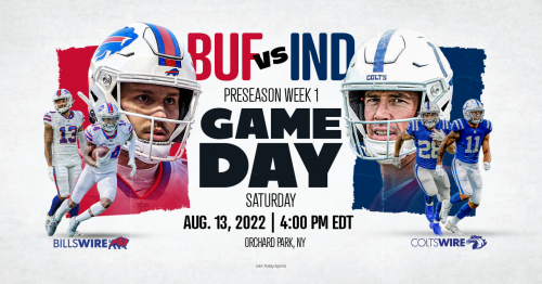 Colts vs. Bills: Time, television, radio and streaming schedule