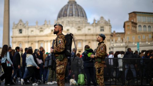 The pope wanted a 'small' funeral. He's getting fighter jets and drone-busters