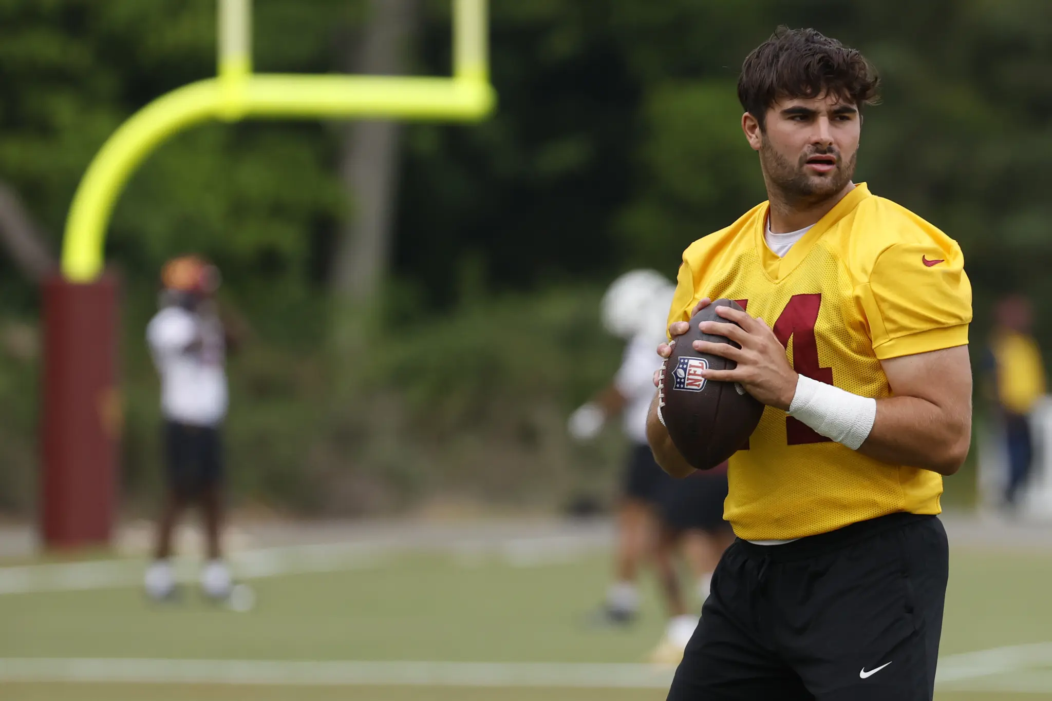 Pictures, videos, news, and notes from the Washington Commanders NFL rookie  mini-camp - Hogs Haven