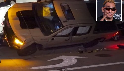 Tony Ferguson pleads not guilty to misdemeanor DUI charge after flipping truck in Hollywood