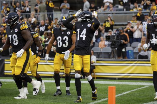 Steelers rookie WR George Pickens celebrated his first TD by doing Antonio Brown's dance