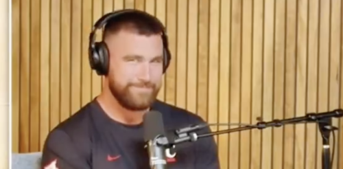 Taylor Swift fans loved how Travis Kelce reacted to Saquon Barkley's comment about speaking things into existence