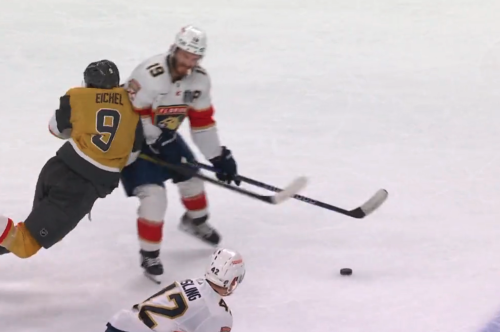 Jack Eichel Awkwardly Collided With Matthew Tkachuk And The Resulting ...