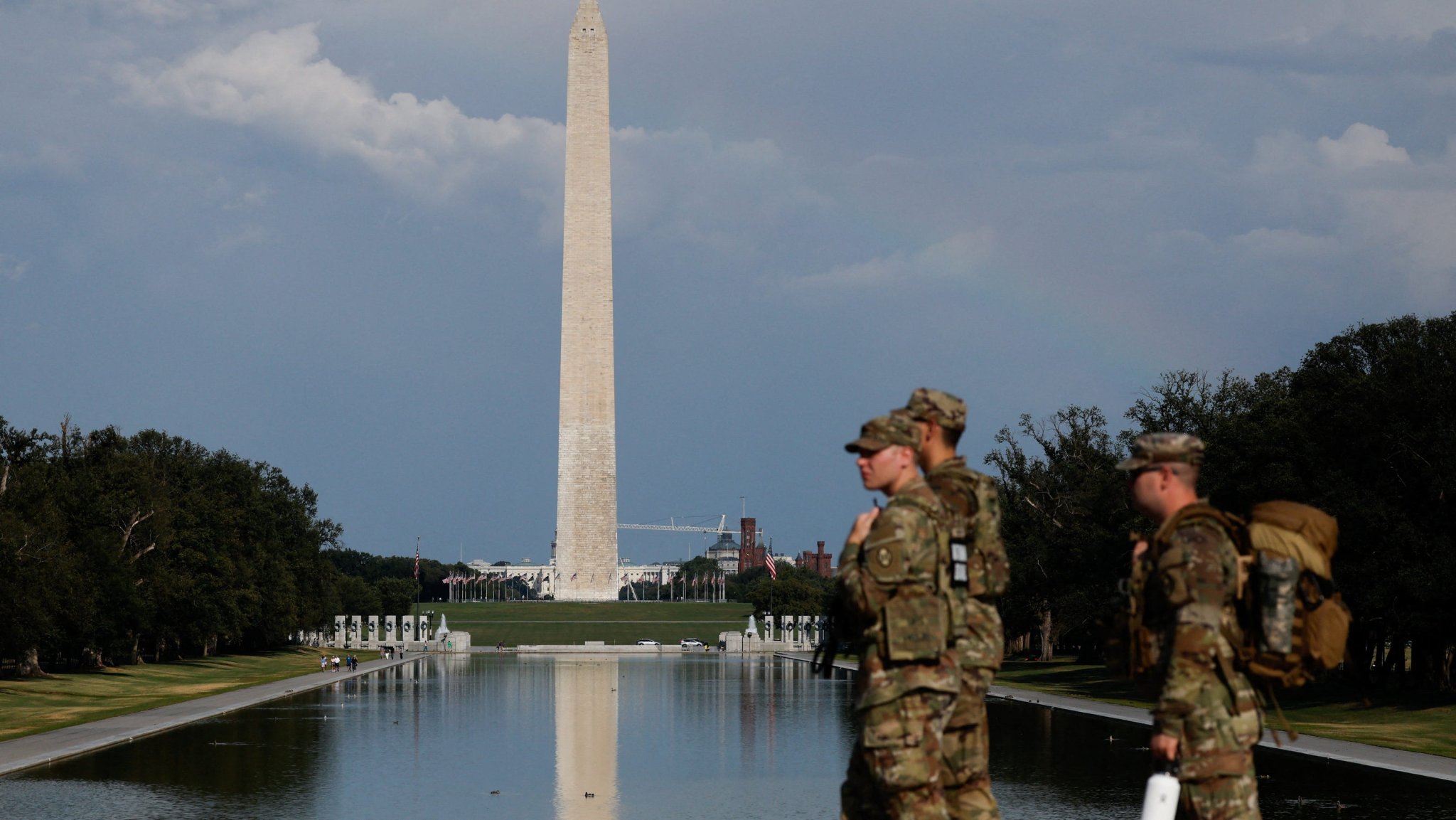 Why was a gold statue of Trump holding Bitcoin put up in DC? What we know