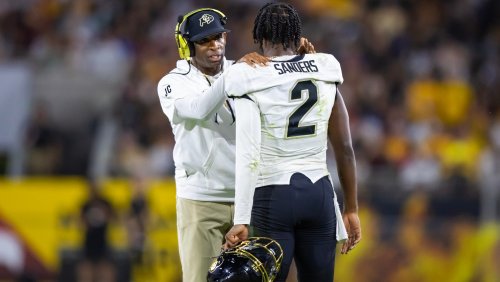 Shedeur Sanders primed for the NFL draft at his dad's house