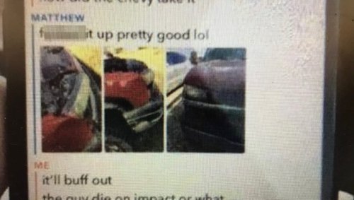 A white driver ran over a black man then allegedly sent shockingly racist Snapchat messages