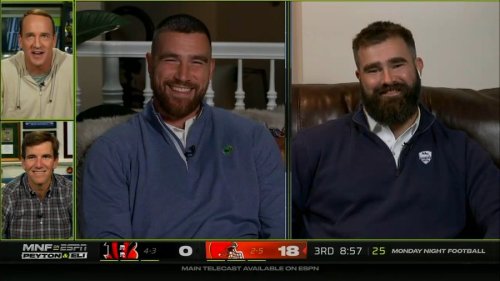 Jason Kelce and Travis Kelce had perfect costumes for a Halloween ManningCast appearance | Flipboard